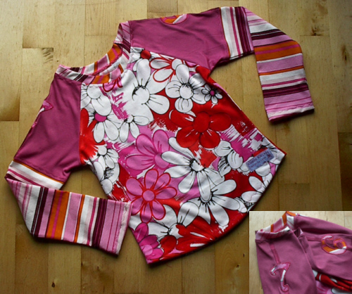 Blumen Zoe mit Ringelrmeln