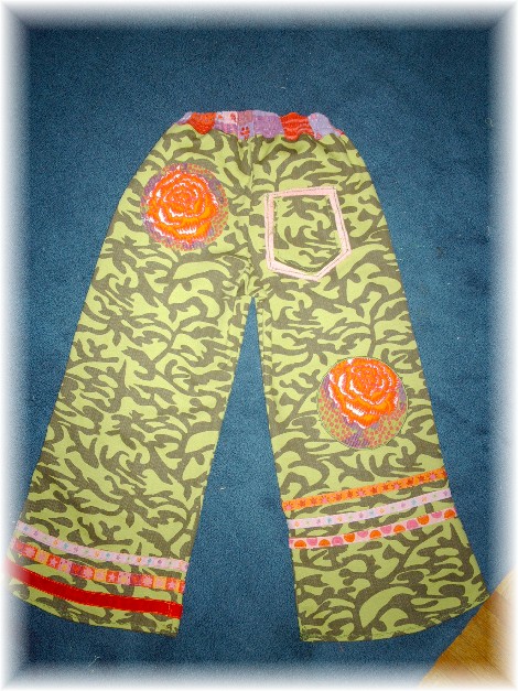Camo-Tddelhose von hinten...