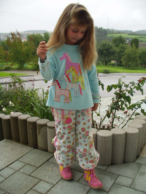 Tddelhose angezogen