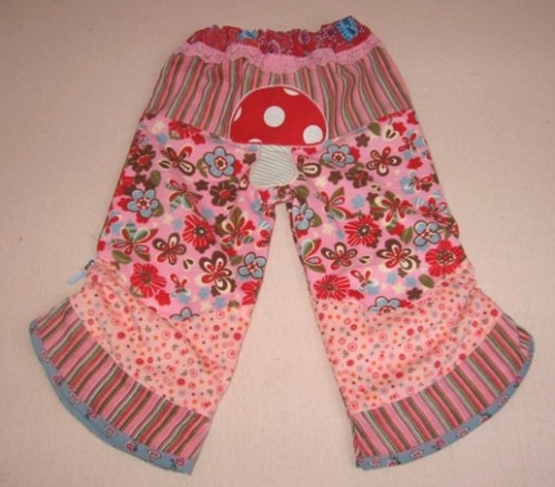 Pilzhose von hinten