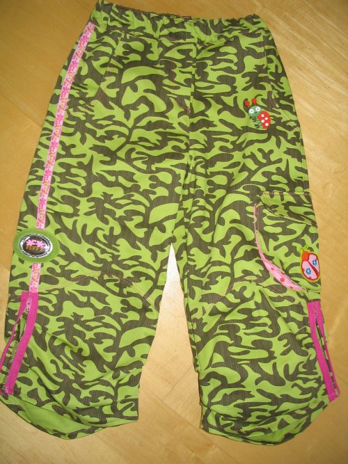 Hier die Hose...