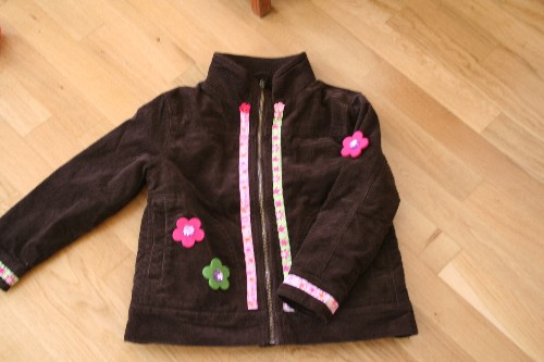 Cordjacke, benht, Vorderseite