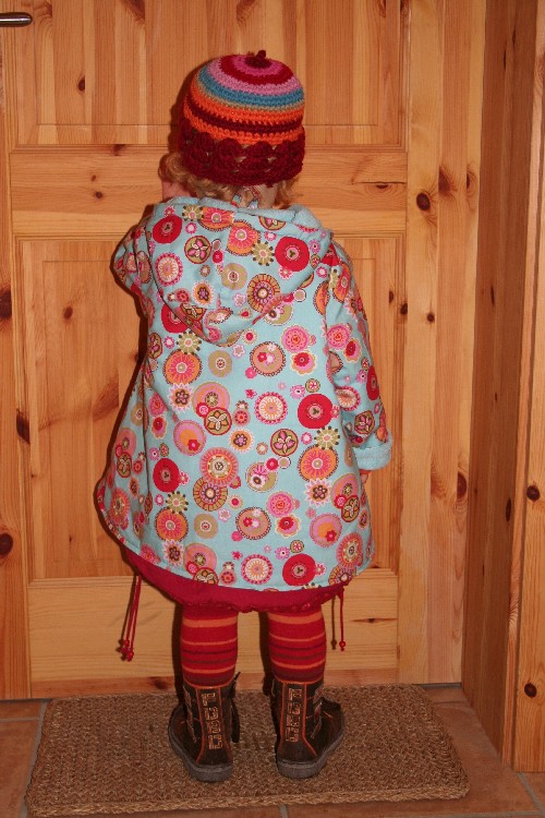 Jacke von hinten ...
