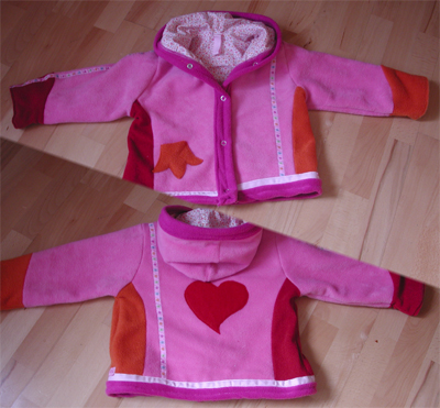 Eine Fleecejacke nach Roos