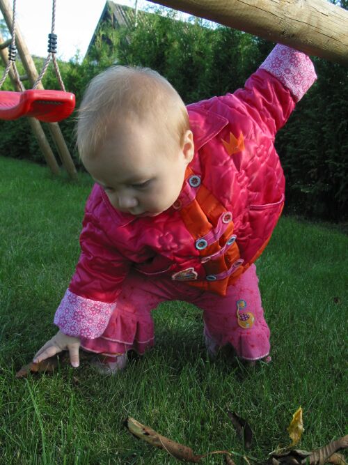 Chinajacke angezogen