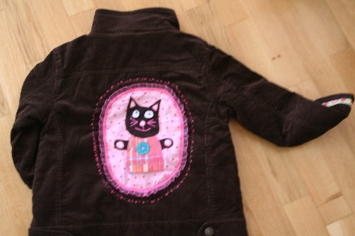 Braune Cordjacke vom A...