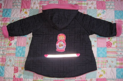 Winterjacke von hinten