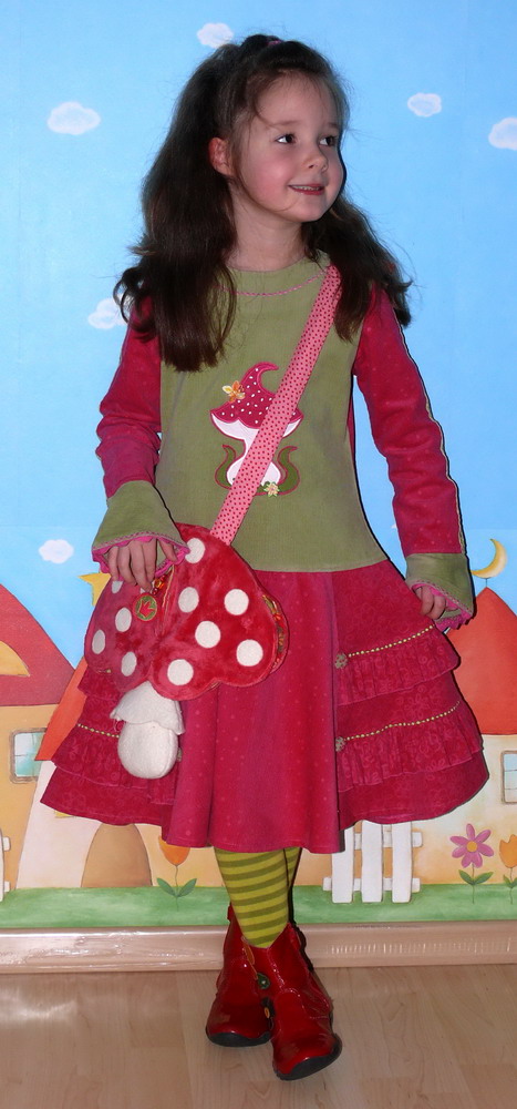 Fantasiefliegenpilzkleid