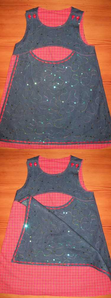 Glitzer berschlagkleid...