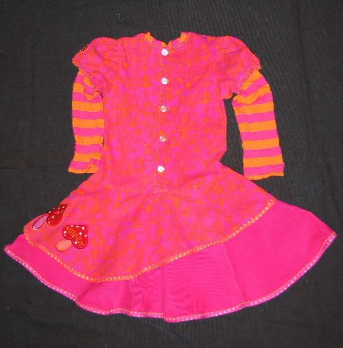 Filipilzi Pink*Orange Hinten