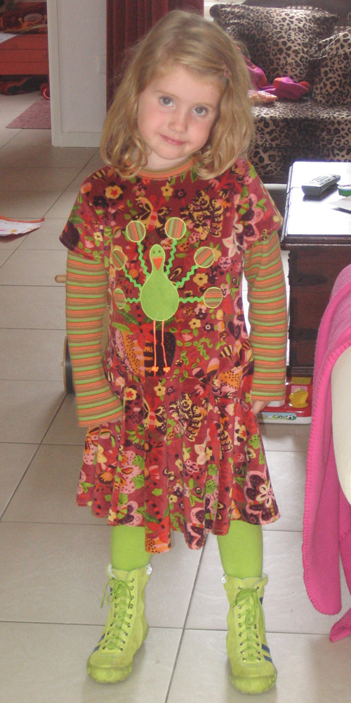 Das erste kleid fr den webshop