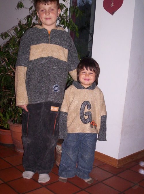 Grojungen- und Kleinjungensweaty
