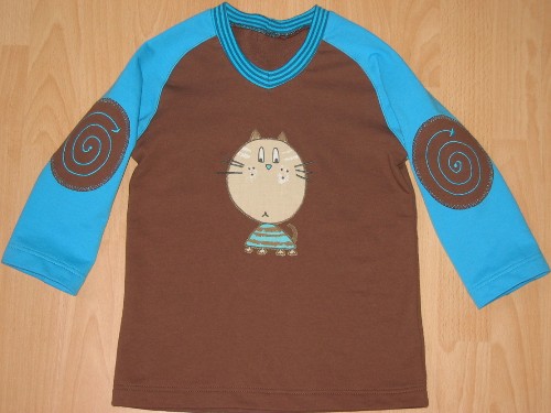 Ein Katzensweatshirt nach OTTOBRE fr Jacob