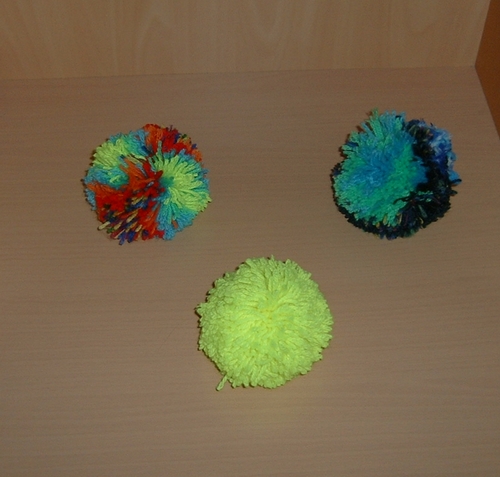 Bunte Puschel in Anmarsch