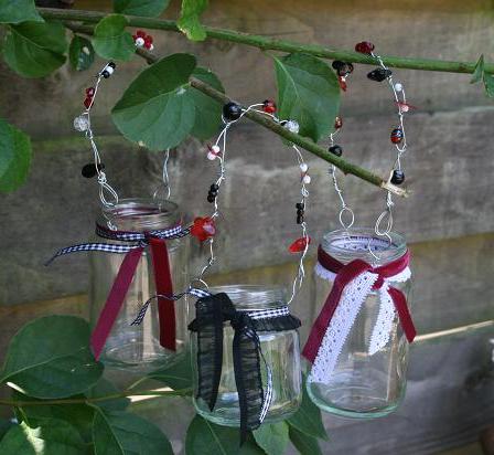 Perlen, Metalldraht, Glas (babyessen)