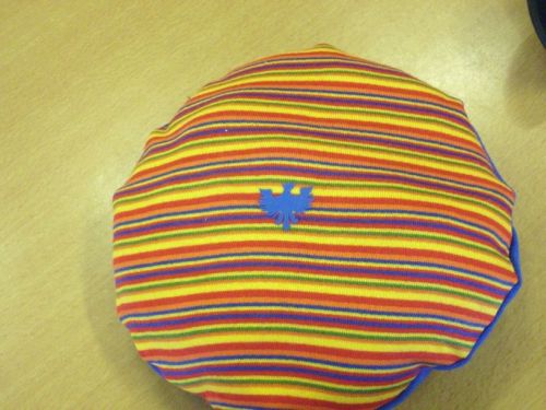 Ein einfaches rundes Kuschelkissen