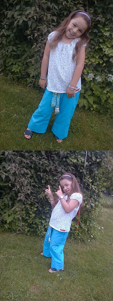 Bluse zur Ottobre-Hose