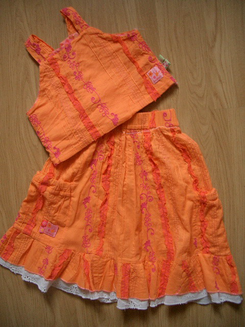 Orange und Pink