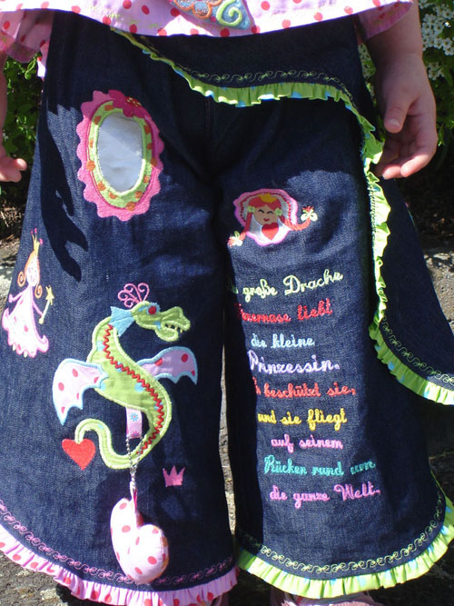 Detailansicht der Hose...