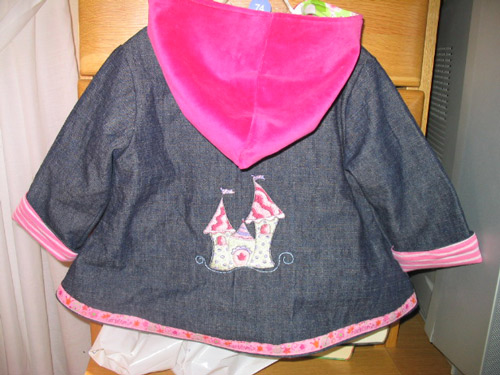 Jacke von hintern