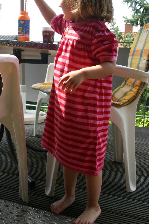 Sommerkleid am Modell