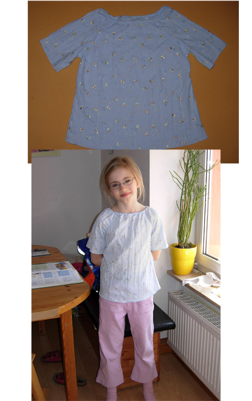 Hannah in Kurzarmform...