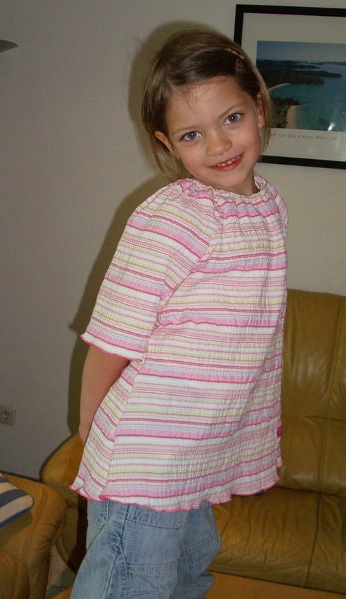 Nochmal Hannah am Modell