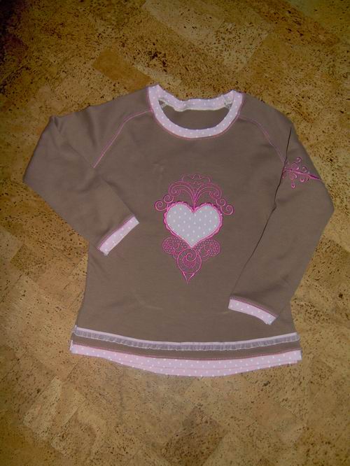 Braun und rosa und pink