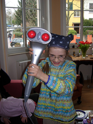 Hannah mit Auerirdischem