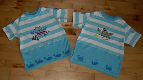 Die Kunst Halsbndchen an Raglanshirts...