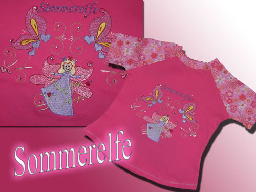 Zoe mit Elf und Glitzersteinchen :o)