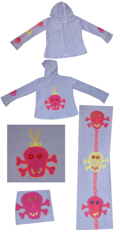 PIA aus fliederfarbenen Fleece