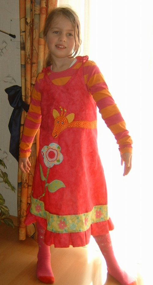 Giraffenkleid fr Anna