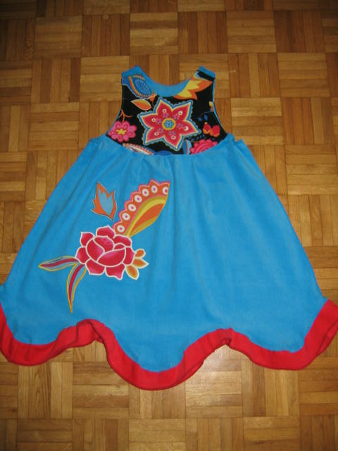 Cara - Kleid in bunt