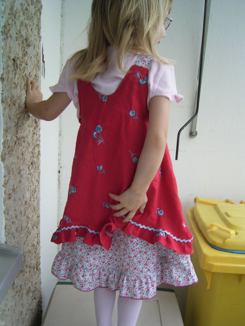 Marieke in rot...