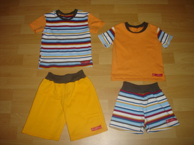 Bunte Sommerkombi