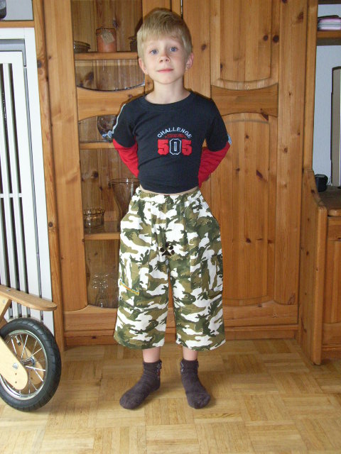 Workerhose aus Tarnstoff