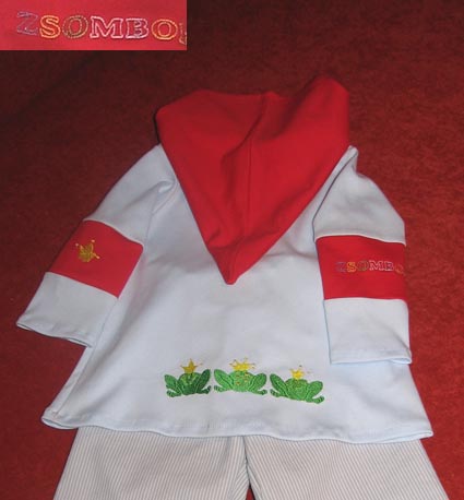 das Shirt von hinten