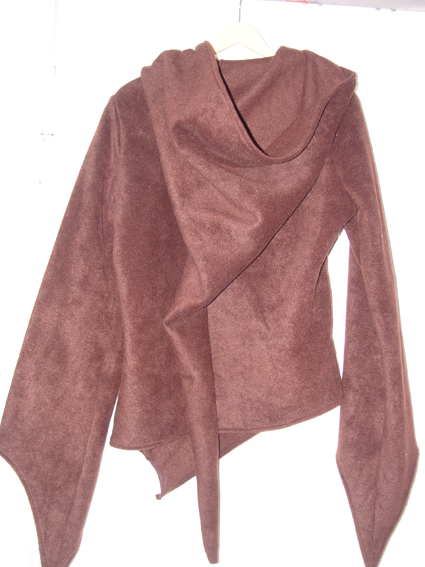 Fledermausjacke von hinten