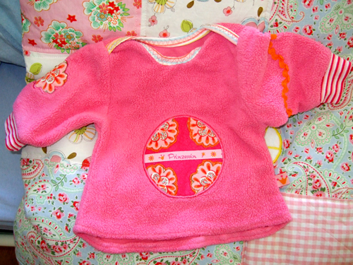 Babyhannel aus Baumwollfleece