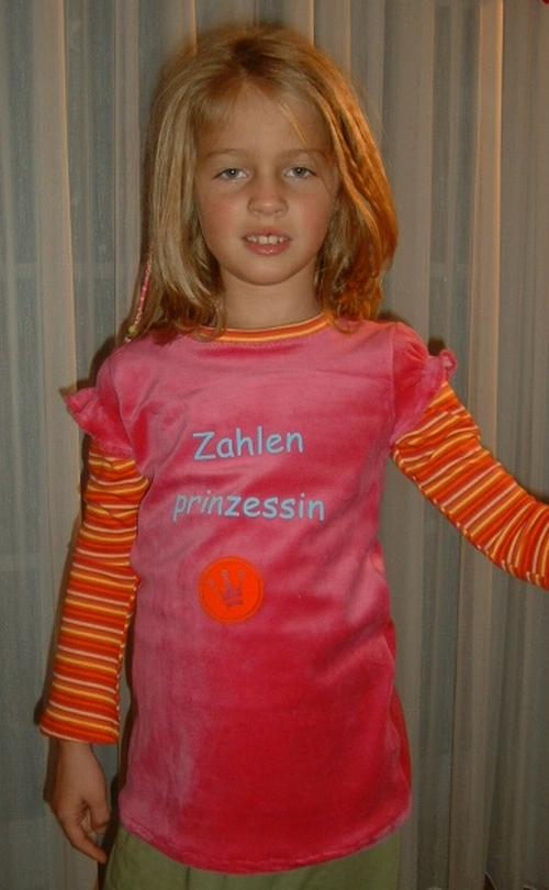 Wir haben auch eine Zahlenprinzessin...