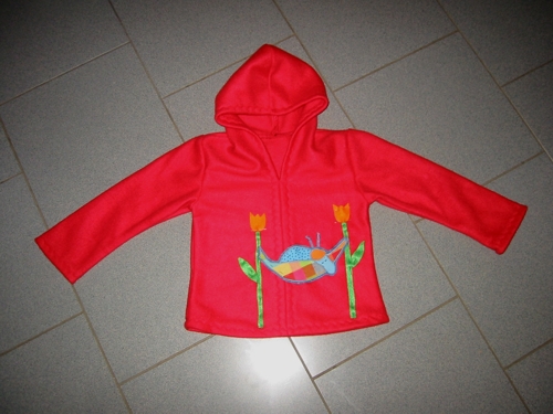 Pia Pulli mit Applikation