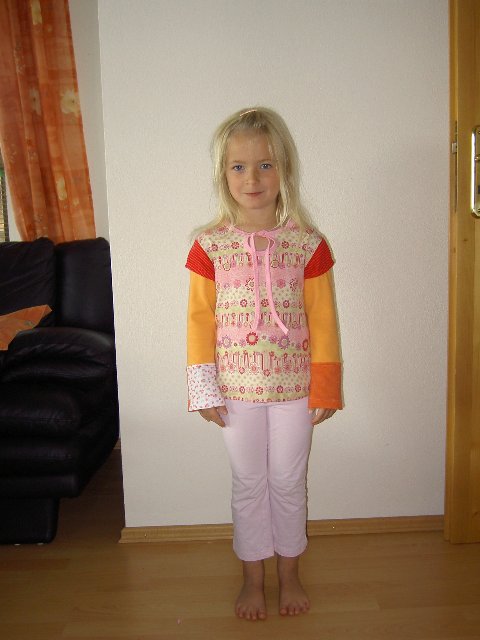 Antonia am Modell