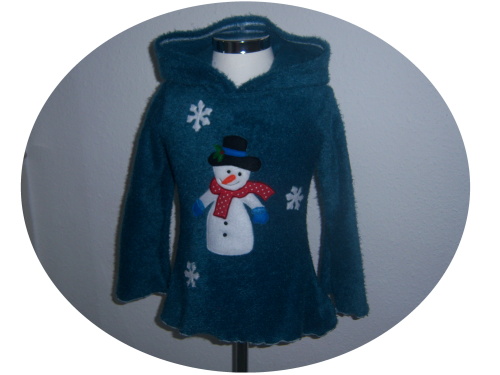 Schneemann Kuschelpulli