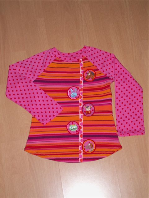 Zoe mit Crazy-Buttons ...