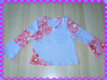 Antonia als Wickelshirt