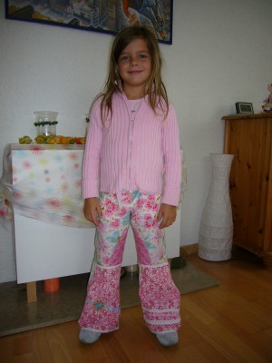 Meine allererste Tddelhose...