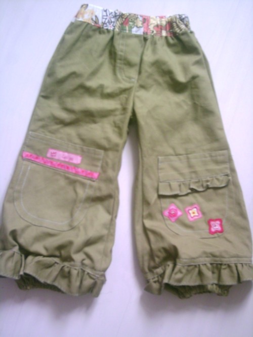 Grne Hose fr den Herbst