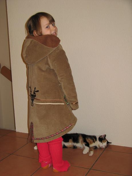 Jade hinten mit Katze..