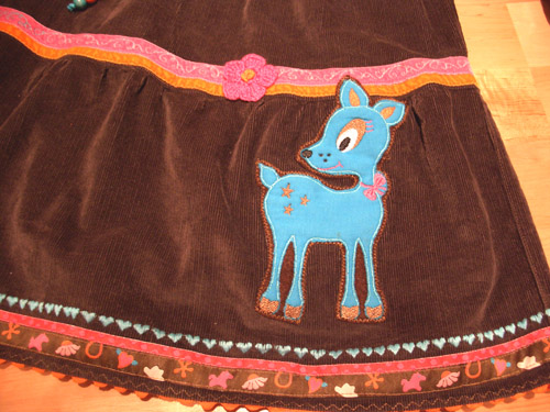 ...mit Bambi Stickbild...